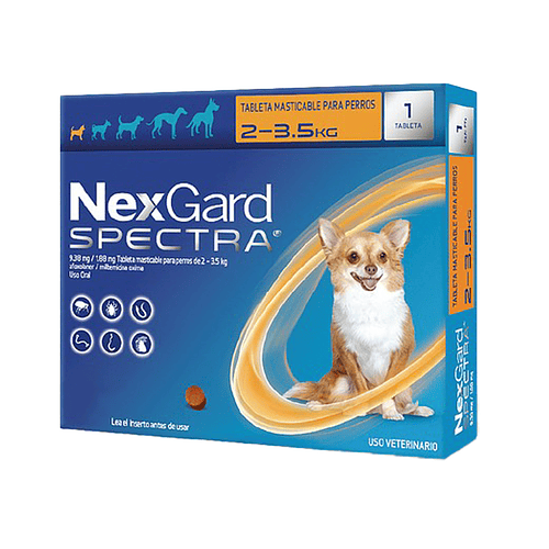 Nexgard Sprectra Antiparasitario 2 - 3.5 kg