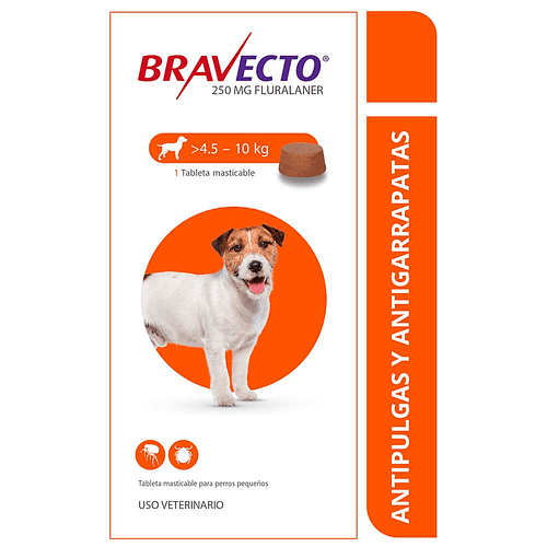 Bravecto Antiparasitario Oral Canino 4.5 - 10 kg