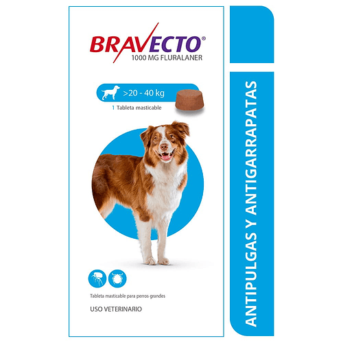 Bravecto Antiparasitario Oral Canino 20 - 40 kg