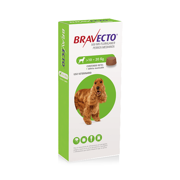 Bravecto Antiparasitario Oral Canino 10 - 20 kg 1