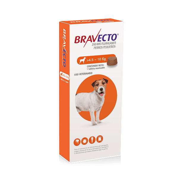 Bravecto Antiparasitario Oral Canino 4.5 - 10 kg 1