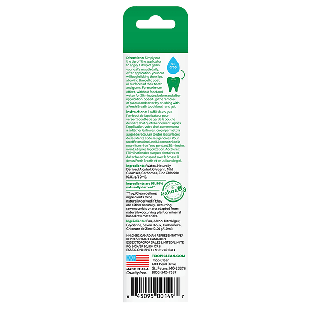 TropiClean Oral Care Clean Teeth Gel para Perro 2 onz 4