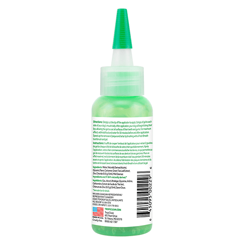 TropiClean Oral Care Clean Teeth Gel Vainilla Mint ( Vainilla Menta ) para Perro 2 onz