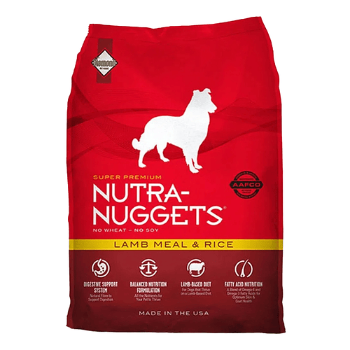 Nutra Nuggets Lamb Meal & Rice (Carne de Cordero y Arroz) para Perro