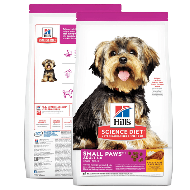 Hills Small Paws Perro Adulto  con sabor a Pollo 4.5 LB 3