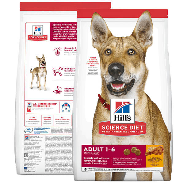 Hills Perro Adulto 1 - 6 con sabor a Pollo 35 LB 3