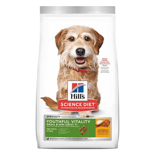 Hills Youthful Vitality Perro Adulto con sabor a Pollo 4 LB 1