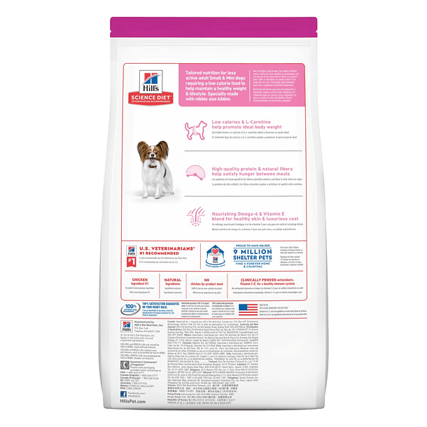 Hills Small Paws Light Perro Adulto con sabor a Pollo 4.5 LB 2