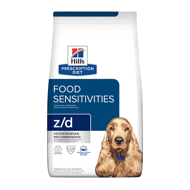 Hills Food Sensitive z/d Perro Adulto con Sabor Original 1