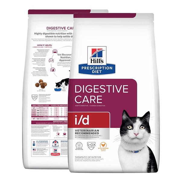 Hills Digestive i/d Gato Adulto con sabor a Pollo 4 LB 3