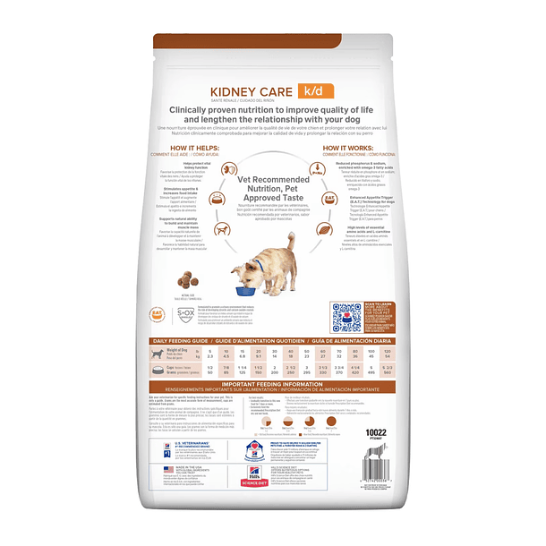 Hills Perro Adulto Kidney Care k/d (Cuidado del Riñon) con sabor a Pollo 8.5 LB 2