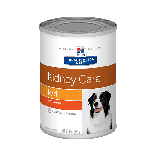 Hills Kidney Care k/d ( Cuidado Renal ) para Perro Adulto con sabor a Pollo 13 Onz ( 370g )