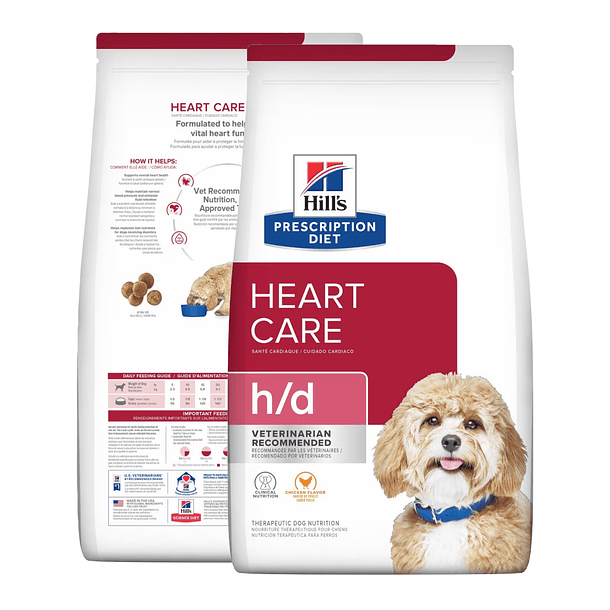 Hills Heart Care h/d (Cuidado Cardiaco) para Perro Adulto 1.5 LB 1
