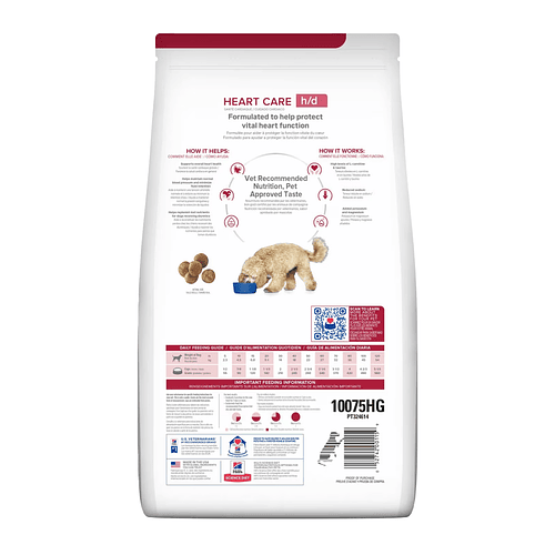 Hills Heart Care h/d (Cuidado Cardiaco) para Perro Adulto 1.5 LB