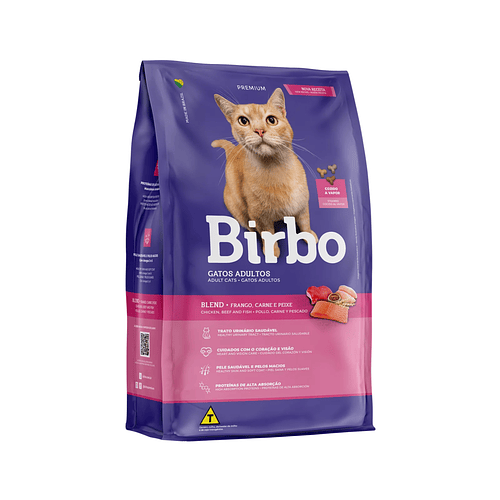 Birbo Premium Adult Cat Blend  (Gato Adulto) Carne & Pescado 1 kg