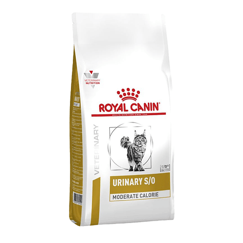 Royal Canin Veterinary Urinary S/O Moderate Calorie Adult Cat (Urinario S/O Calorias Moderadas Gato Adulto) 1.5 kg