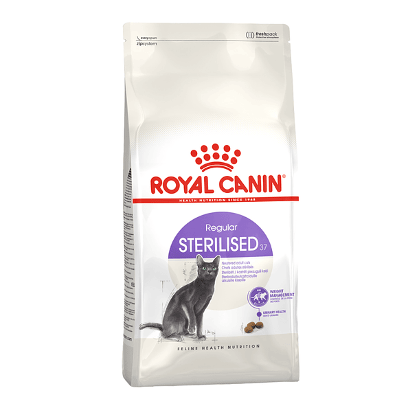 Royal Canin Feline Health Nutrition  Regular Sterilised 37 (Esterilización regular Gatos Adultos) 2 kg 