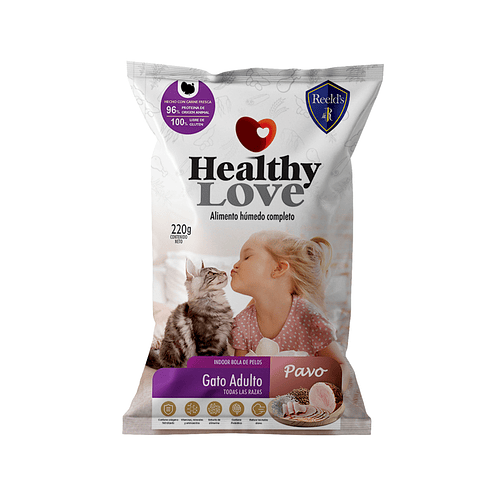 Reelds Healthy Love Gato Alimento Húmedo con sabor a Pavo