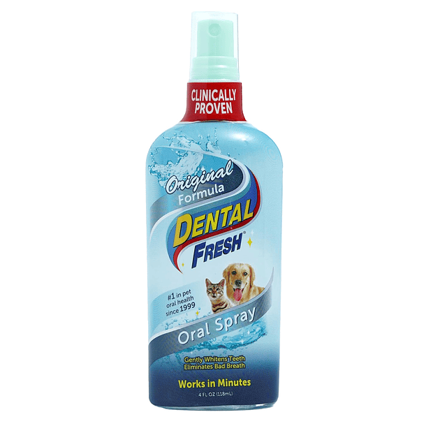 Dental Fresh Oral Spray 4 onz para Perros y Gatos 