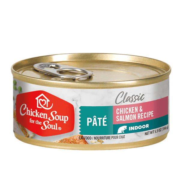 CSFS Paté Chicken & Salmon Recipe (Paté de Pavo & Salon) Indoor Cat (Gato de Interior) 156 g 