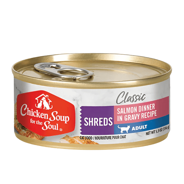 CSFS Paté Salmon Dinner in Gravy Recipe (Paté de Salmón) Cat (Gato Adulto) 156 g 