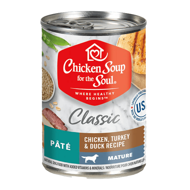 CSFS Paté Chicken, Turkey & Duck Recipe (Paté de Pollo, Pavo & Pato) Perro Maduro 369 g 