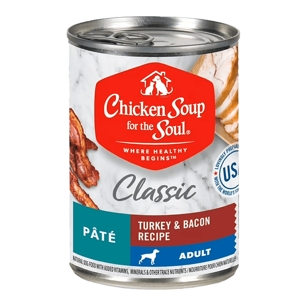 CSFS Paté Turkey & Bacon Recipe (Paté de Pavo &Tocineta ) Perro adulto 369 g 