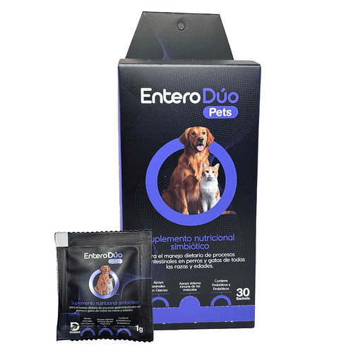 Entero Dúo Pets Suplemento nutricional Simbiótico Sobre 1g