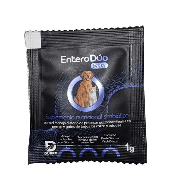 Entero Dúo Pets Suplemento nutricional Simbiótico Sobre 1g 2