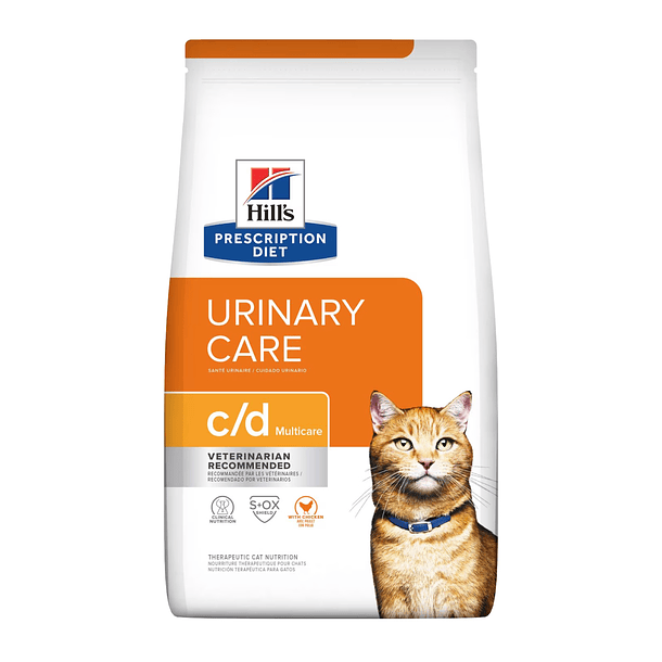 Hills Prescription Diet Urinary Care c/d con sabor a Pollo 4 LB 1
