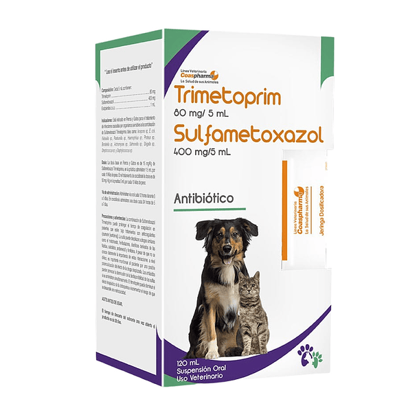Pestar Trimetopin Sulfametoxazol 400 mg Suspensión Oral 120 mL 
