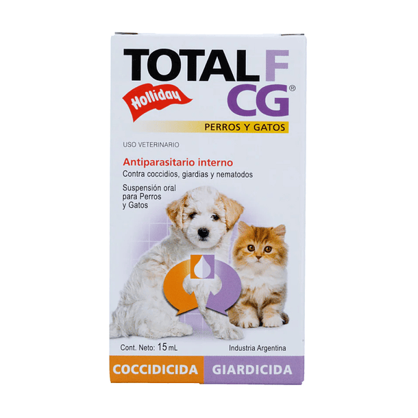 Holliday Total FCG Antiparasitario Interno Coccidicida & Giardicida 15 mL 2