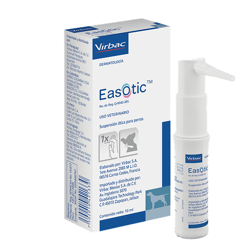 Virbac Easotic Suspensión ótica para perros 10 mL