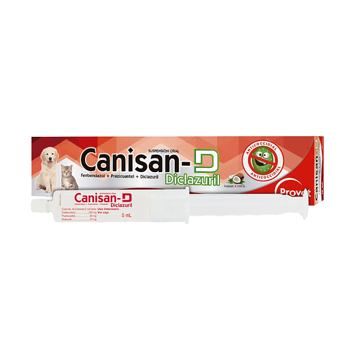 Provet Canisan - D Diclazuril Suspensión Oral 5mL