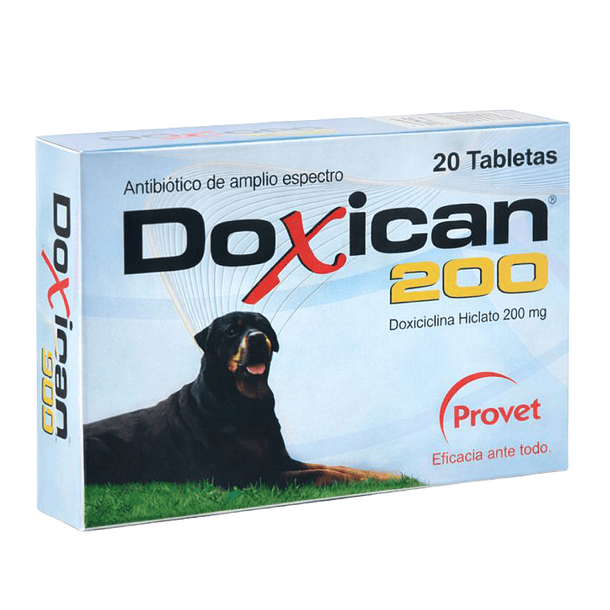 Provet Doxican 200 Antibiótico de amplio espectro 20 tabletas 3