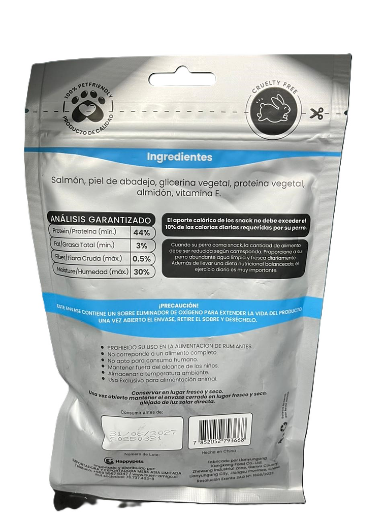 Happy Pets Snack Trozitos de salmón 2