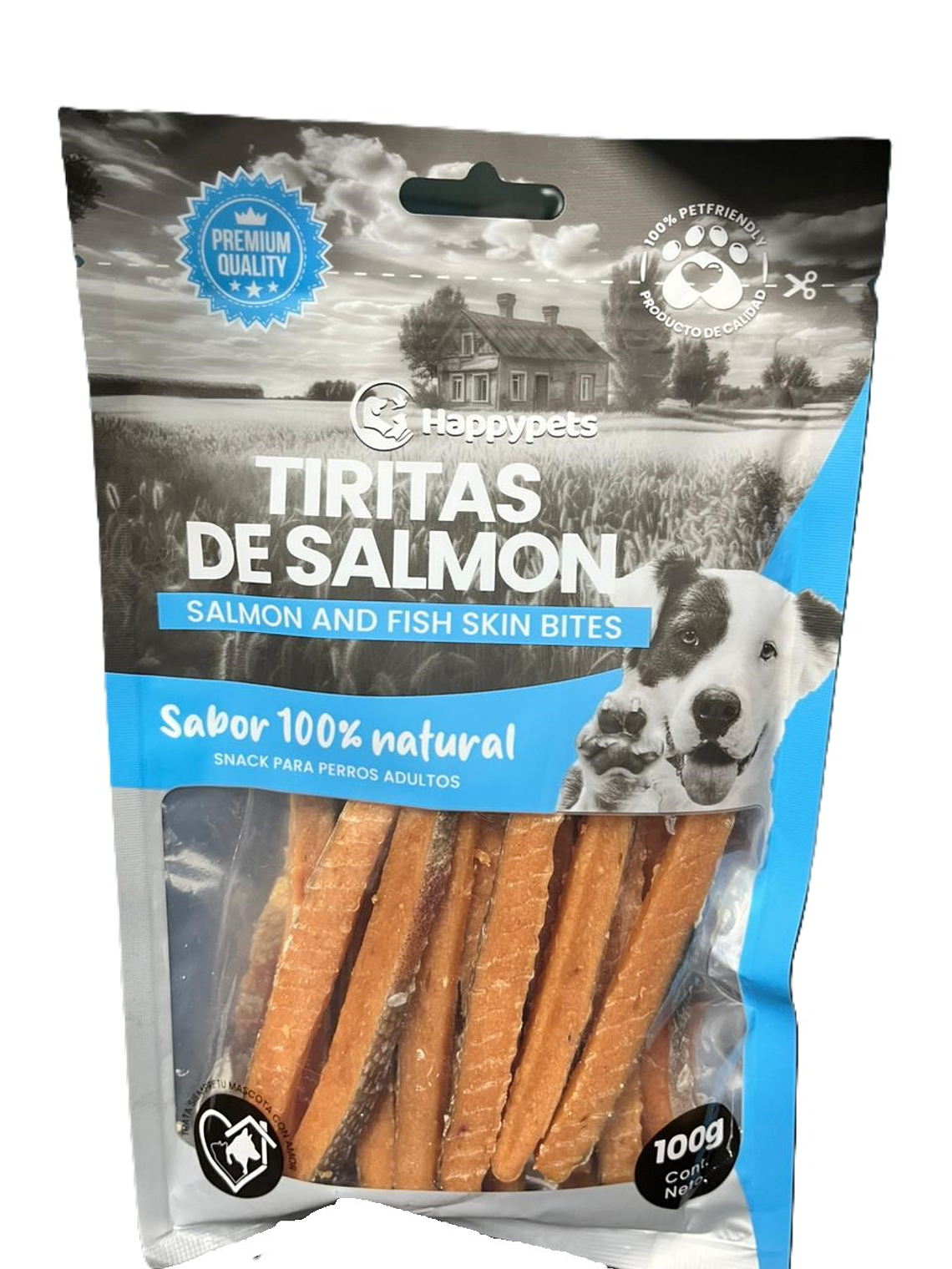 Happy Pets Snack tiritas de Salmon  1