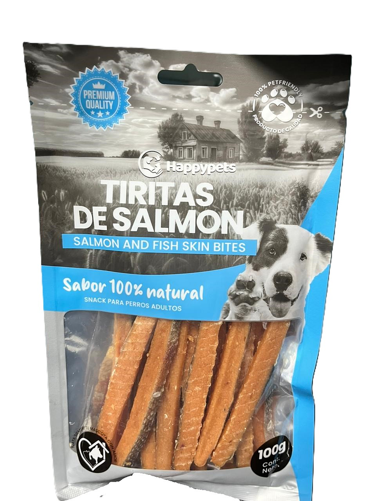 Happy Pets Snack tiritas de Salmon  1