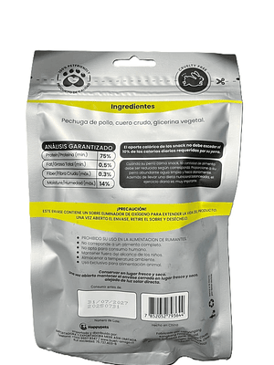 Happy Pets Snack Stick de cuero con giros de pollov