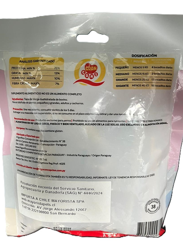 Gran Cani Bocaditos tapa de tronco de bovino 100grs 2