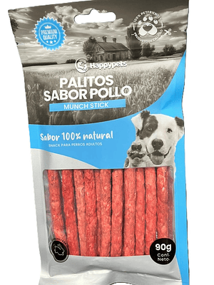 Happy Pets Snack Palitos sabor pollo 