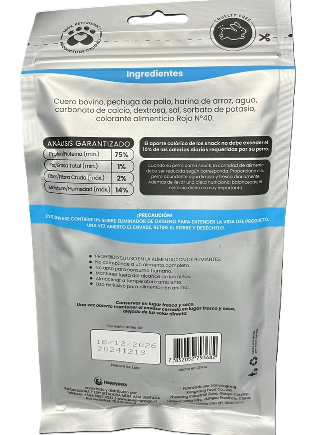 Happy Pets Snack Palitos sabor pollo  2