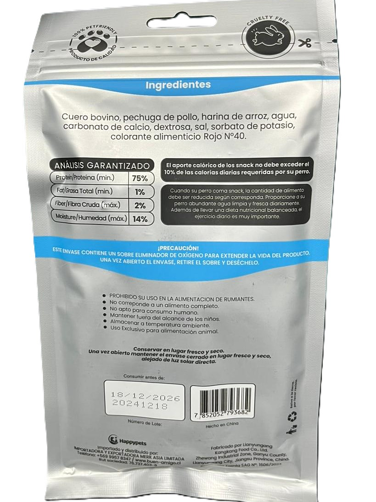 Happy Pets Snack Palitos sabor pollo  2