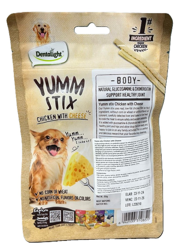 Yumm Stix chiken with cheese 2