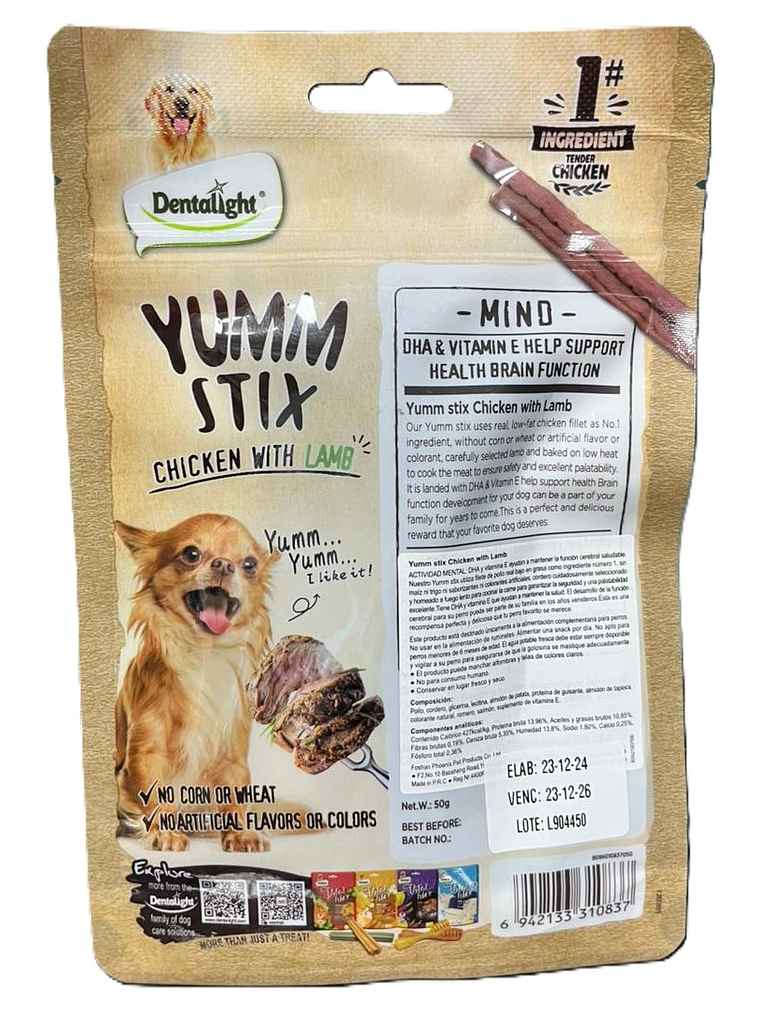 Yumm Stix chiken with Lamb 2