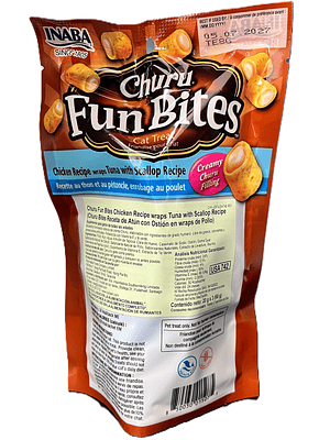 Churu Fun Bites Pollo con Atún y Ostión 