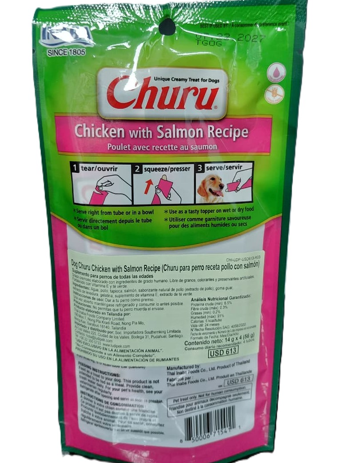 Churu Dog Pollo con Salmon 2