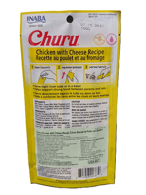 Churu Gato Pollo y queso 