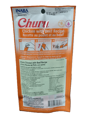 Churu Gato Pollo con Vacuno 
