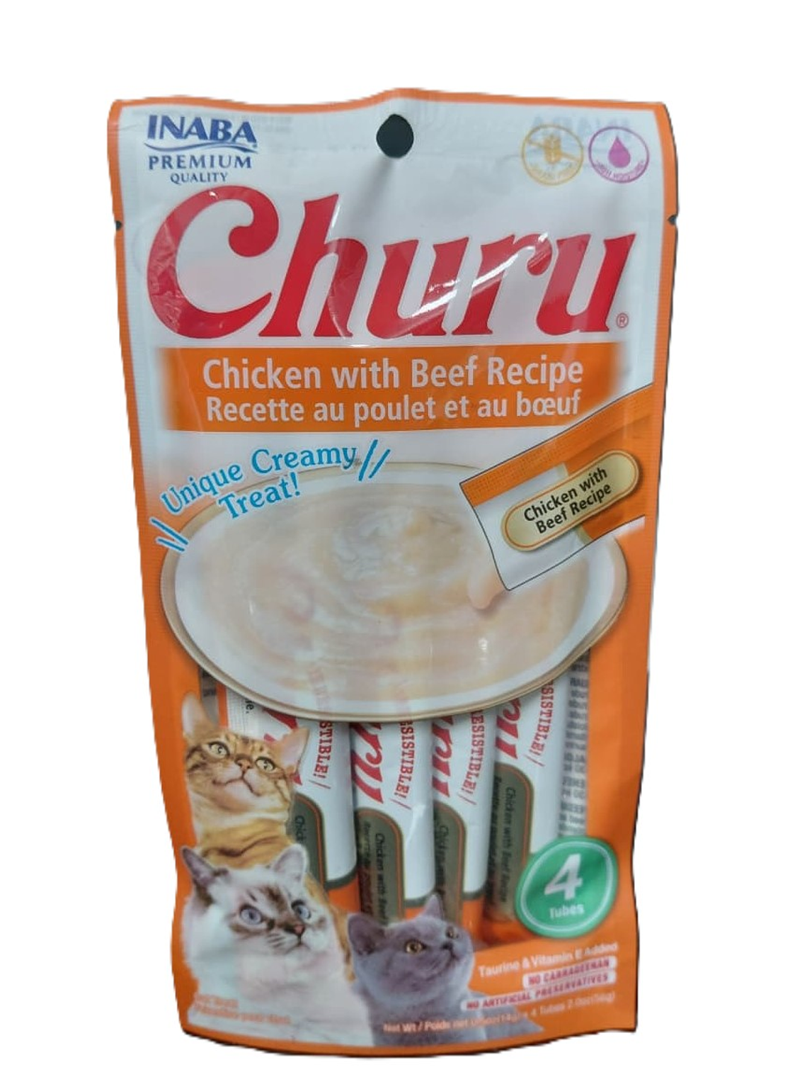 Churu Gato Pollo con Vacuno  1